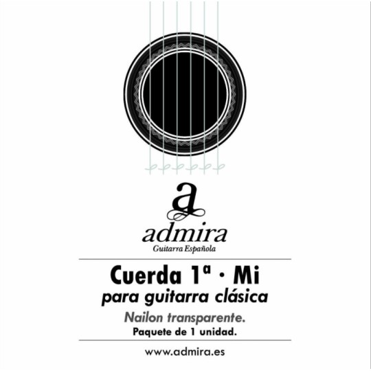 Cuerda guitarra 1ª mi admira clásica