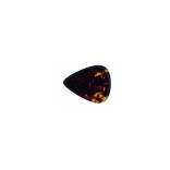 Oval guitar pick 0.5mm brown mother-of-pearl samba