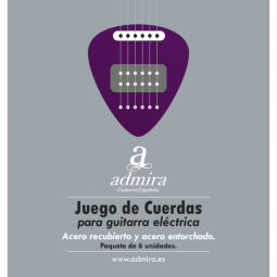 Juego cuerdas guitarra eléctrica admira acero recubierto y acero entorchado