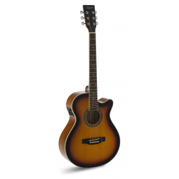 Guitarra acústica admira ind brillo sombreada