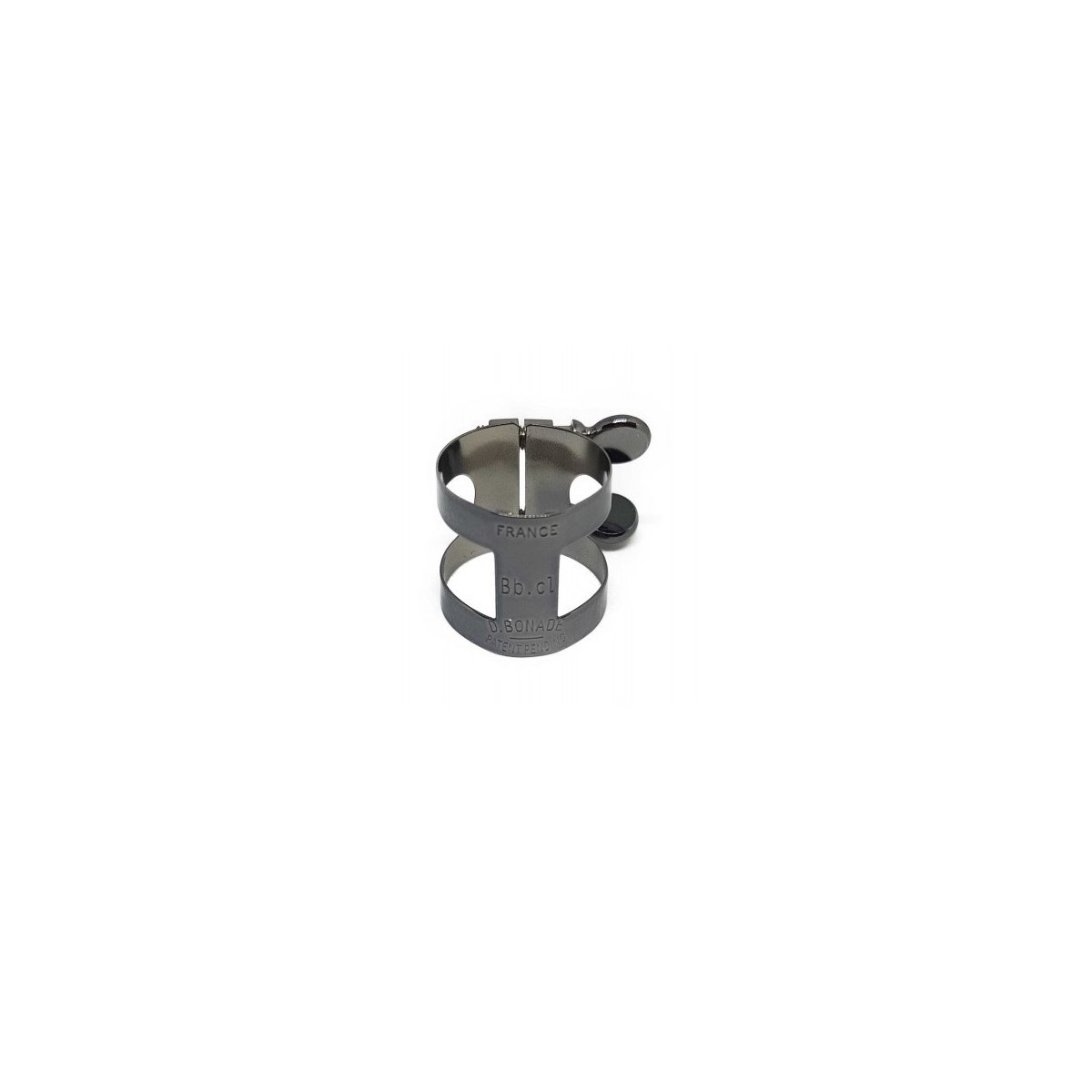 Clarinete ligature Bonade inverted black black nickel