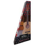 Pack guitarra clásica rocio natural 4/4 + funda + afinador + cejilla
