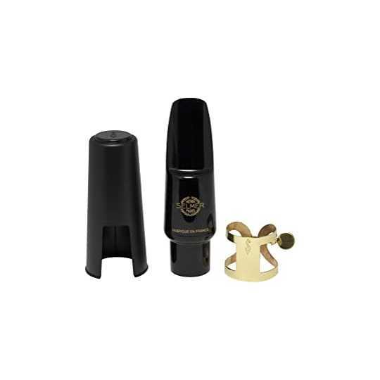 Mouthpiece clamp and alto saxophone mouthpiece Selmer prologue seles
