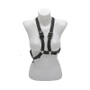 Crossed bassoon harness for women BG b11