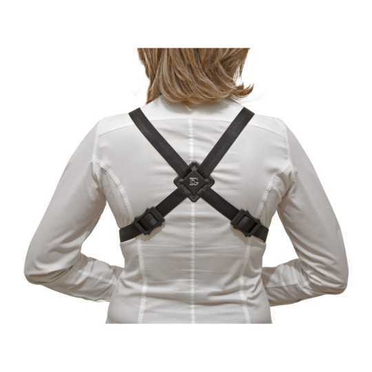 Crossed bassoon harness for women BG b11