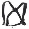 Saxo harness Ortolá padded leather plastic carabiner men