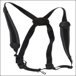 Saxo harness Ortolá padded leather metal carabiner man