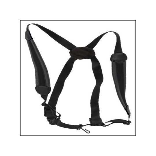 Saxo harness Ortolá padded leather metal carabiner man