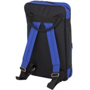 Baquetero funda baquetas bateria 8 compartimentos azul