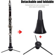 Soporte clarinete plegable cono