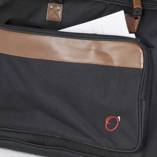 Baritone case Ortolá brand: 70.5cm long bell 34cm with brown details