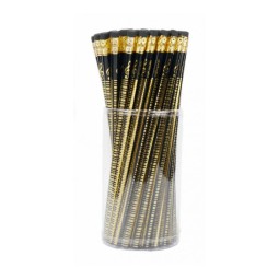 Golden piano pencil with eraser