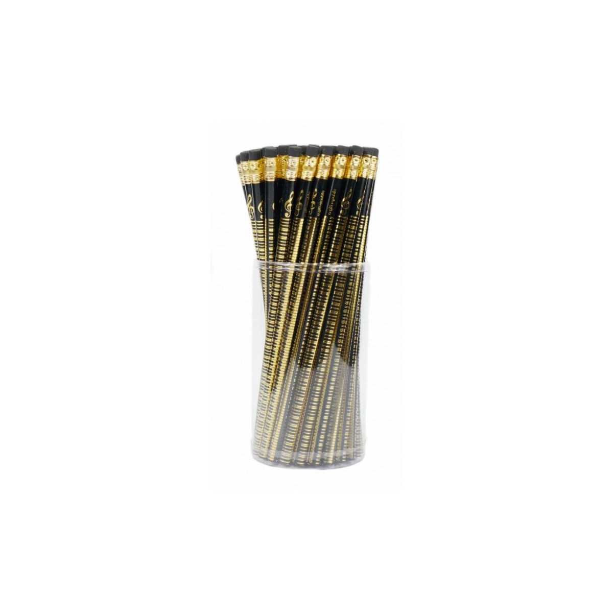 Golden piano pencil with eraser