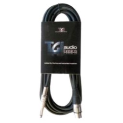 Cable jack/XLR female 6m microphone by TGI