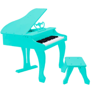 Piano de cola eléctrico azul (para niños)