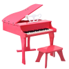 Piano de cola eléctrico rosa (para niños)