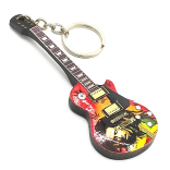 Bob Marley guitar keychain (wood)