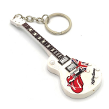 Keychain guitar rolling stones - tribute (wood)