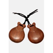 Castañuelas semiprofesional pulida caoba jale nº6