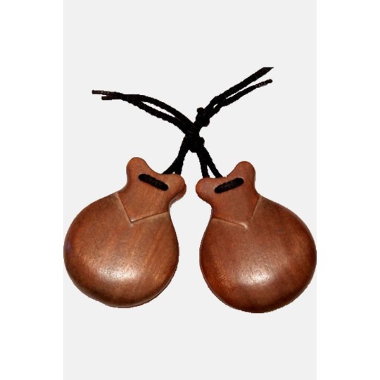 Castañuelas semiprofesional pulida caoba jale nº6