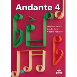 Andante lenguaje musical E. Elementales 4 + cd - Roncero, Vicente