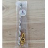 Gift pack: musical pencil + treble clef eraser