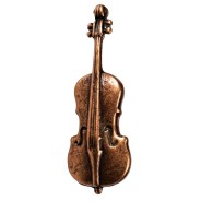 Pin violoncello cobre