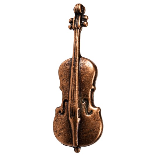 Pin violoncello cobre