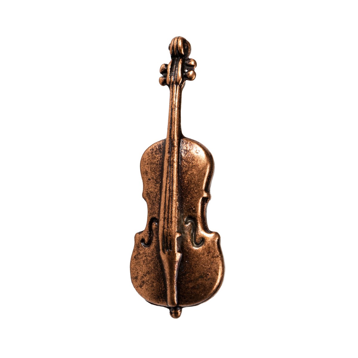 Pin violoncello cobre