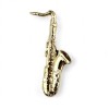 Golden saxophone pin Golden saxophone pin