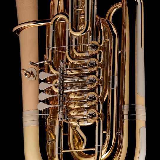 Tuba en Do Wessex Anton lacada 5 cilindros TC491