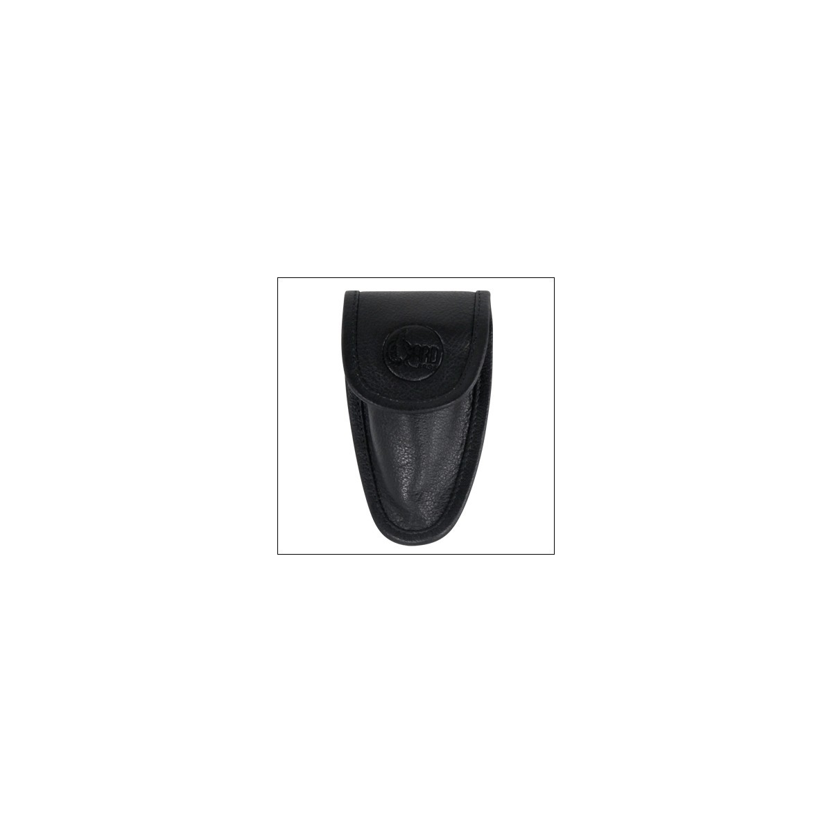 Tuba mouthpiece leather velcro cover