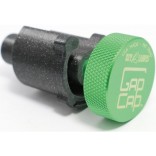 GapCap plug for alto saxophone key leaves