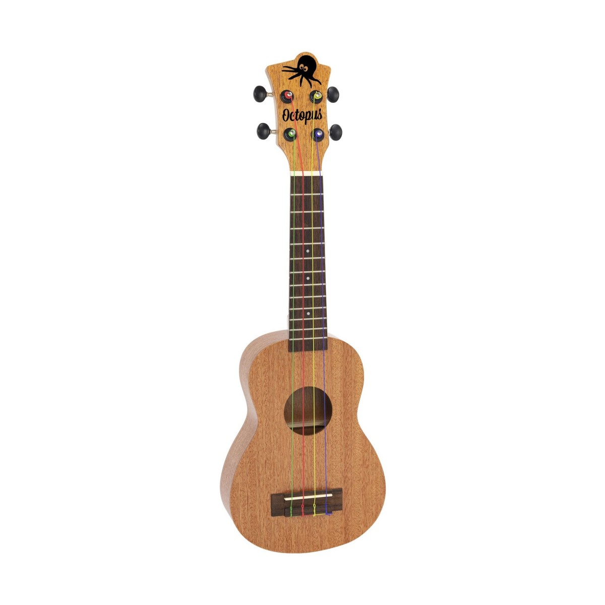 Ukelele soprano octopus kids cuerdas colores