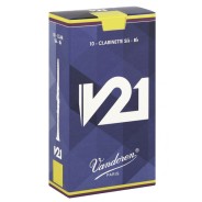 Paquete cañas clarinete v21 2 1/2 vandoren (10 unidades)