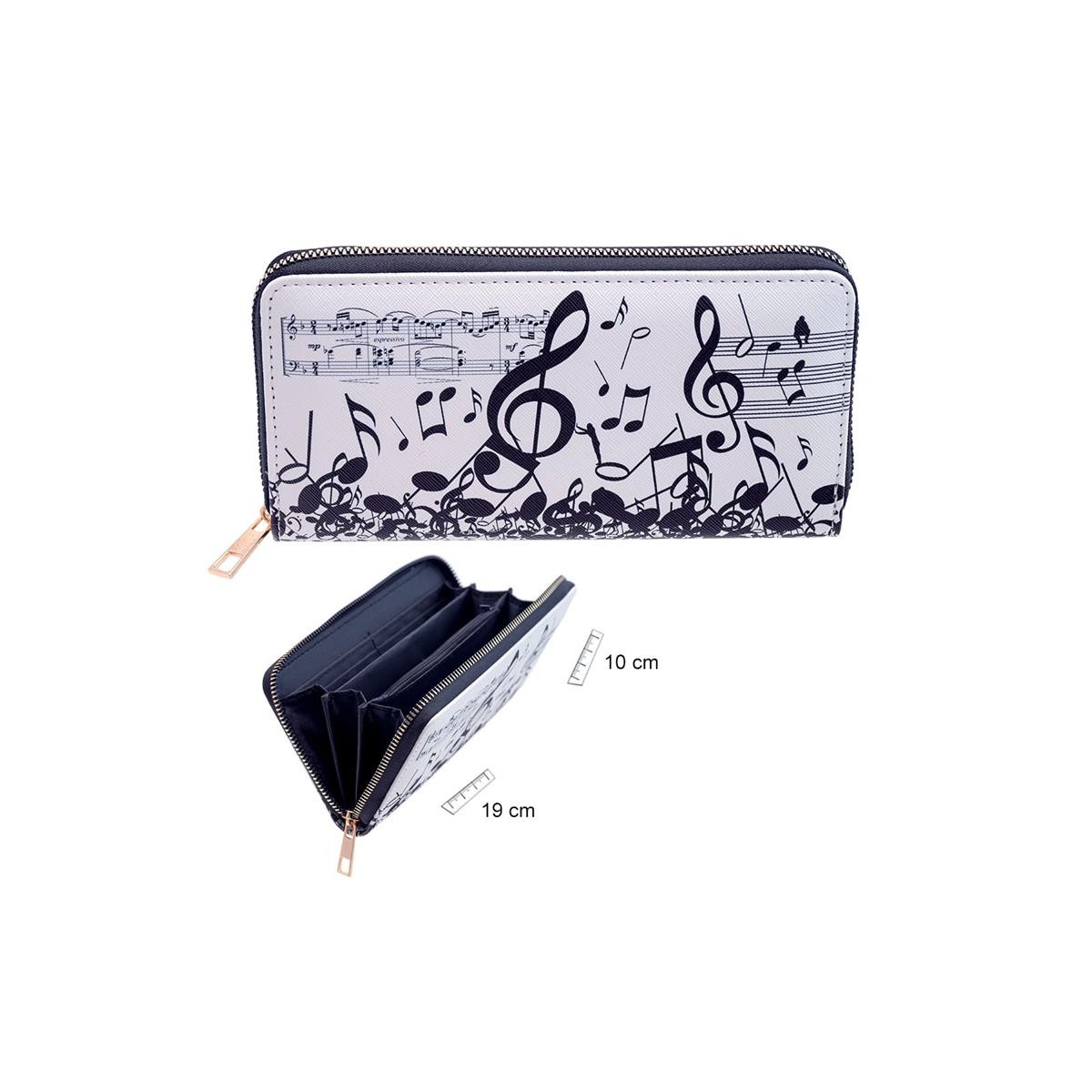 Cartera grande diseño música