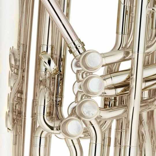 Yamaha C tuba YCB621S silver-plated