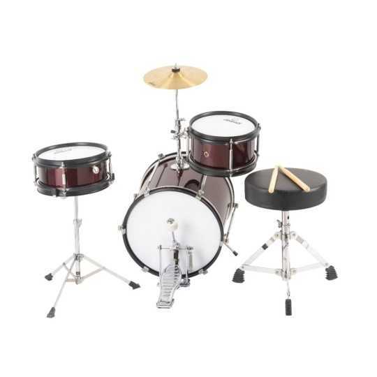 Red Jinbao children's drum set.