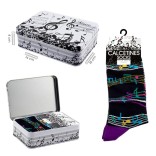 Music staff socks