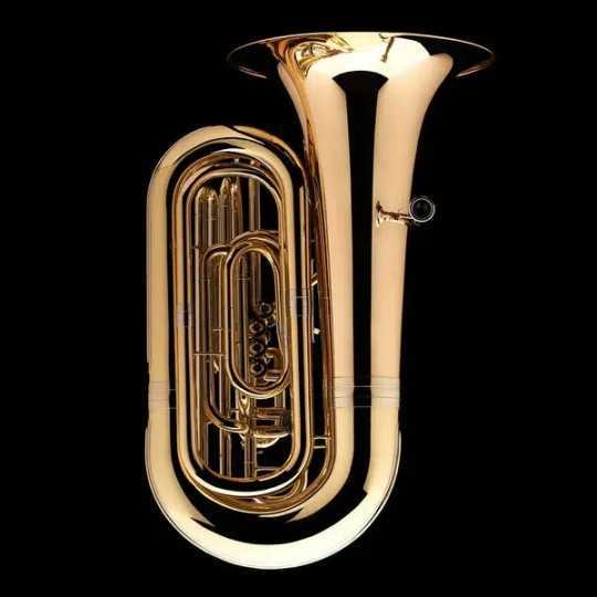 Tuba in Bb Wessex Viverna 4/4 lacquered 4 pistons + rotary valve TB480P