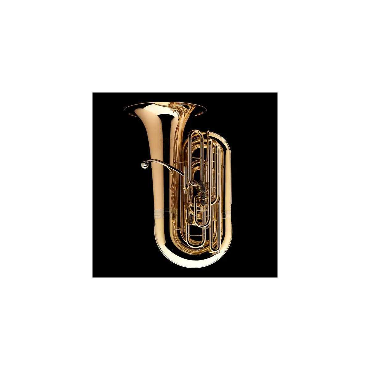 Tuba in Bb Wessex Viverna 4/4 lacquered 4 pistons + rotary valve TB480P