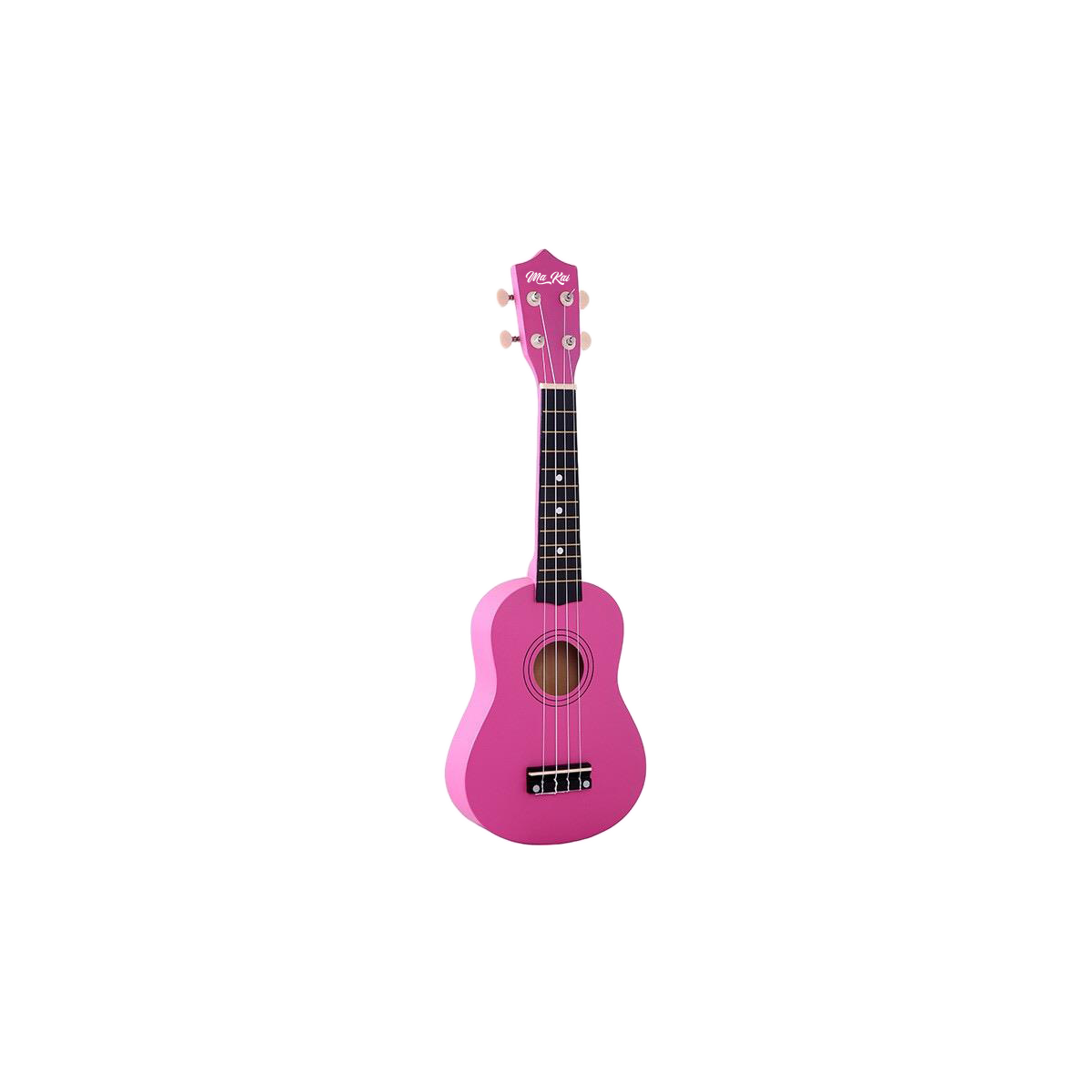 Ukelele soprano rosa fucsia ma kai + funda, púa y cuerda recambio