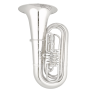 Tuba en sib eastman ebb825gs 5/4 plateada 4 cilindros