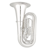 Tuba en sib eastman ebb825gs 5/4 plateada 4 cilindros