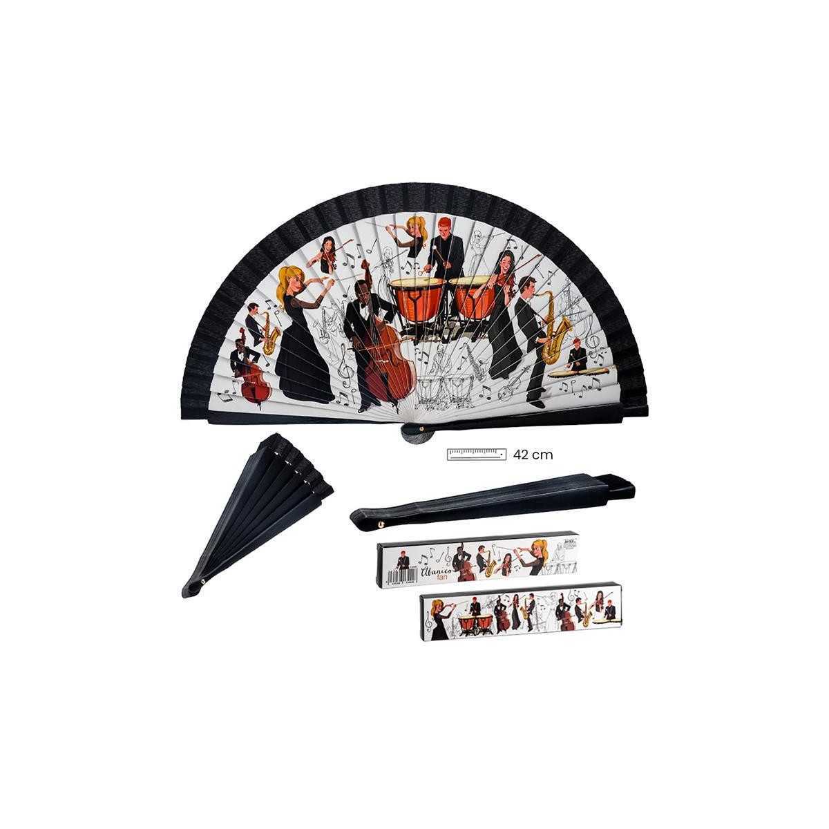 Black music design fan