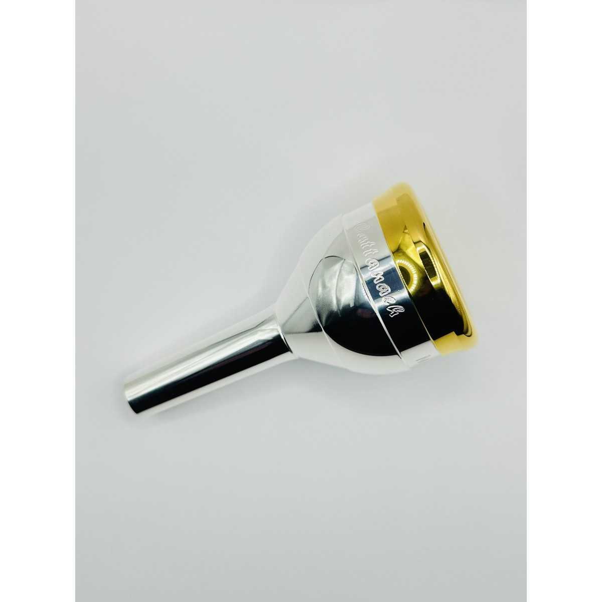 Tuba mouthpiece Mercer&Barker MB5 Cattanach gold rim
