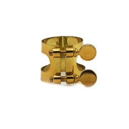 Abrazadera clarinete bajo Bonade dorada dark gold