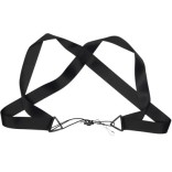 Fagot harness for children with metal carabiner.