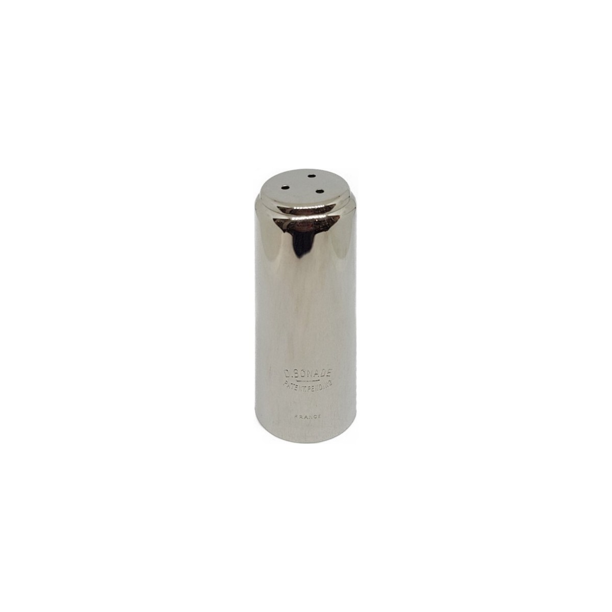 Tenor sax mouthpiece Bonade nickel-plated inverted