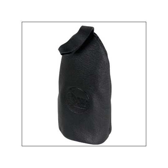 Tuba mouthpiece leather zipper case